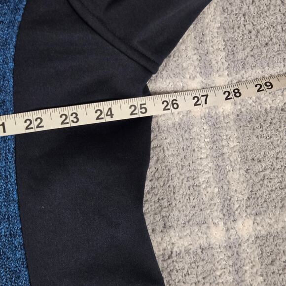 Spyder Ski Men's Outbound  1/4 Zip Sweater Pullover Jacket, Blue Black Size XXL - Picture 9 of 10